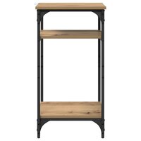 Bijzettafel Artisan Eiken 40 x 30 x 75 cm Bewerkt hout 5