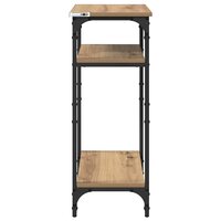 Bijzettafel Artisan Eiken 40 x 30 x 75 cm Bewerkt hout 6