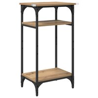 Bijzettafel Artisan Eiken 40 x 30 x 75 cm Bewerkt hout 7