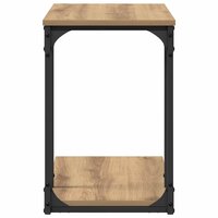 Bijzettafel Artisan Eiken 50 x 35 x 52 cm Bewerkt hout 6