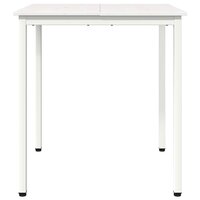 Eettafel Wit 60 x 60 x 75 cm Massief grenenhout 5