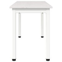 Eettafel Wit 60 x 60 x 75 cm Massief grenenhout 6