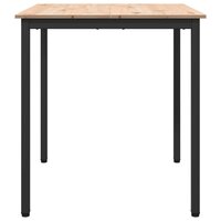 Eettafel Naturel 70 x 70 x 75 cm Massief grenenhout 5