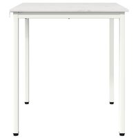 Eettafel Wit 70 x 70 x 75 cm Massief grenenhout 6