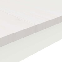 Eettafel Wit 80 x 80 x 75 cm Massief grenenhout 8