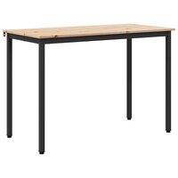 Eettafel Naturel 110 x 55 x 75 cm Massief grenenhout 2