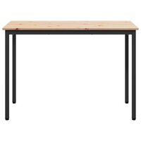 Eettafel Naturel 110 x 55 x 75 cm Massief grenenhout 5