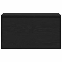 Bank met lade met opslag Zwart 80 x 40 x 45 cm Bewerkt hout 7