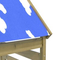 Speeltoren Bruin 52,5 x 85 x 265 cm Massief ge&iuml;mpregneerd hout 4