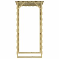 Pergola&amp;apos;s met dak 3 st 100x90x200 cm ge&iuml;mpregneerd grenenhout 6