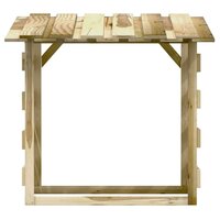 Pergola&amp;apos;s met dak 3 st 100x90x100 cm ge&iuml;mpregneerd grenenhout 6