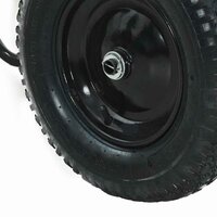 Kruiwagen Zilver en Zwart 137 x 60 x 65,5 cm Staal 9