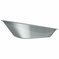 Vervanging voor kruiwagenlade Zilver 90 x 63 x 28 cm Staal 7
