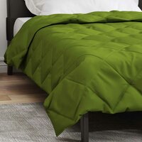 Zomerdekbed Groen 200 x 155 cm Microvezel 4