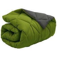 Winter Dekbed Groen en Antraciet 220 x 155 cm Microfiber 5