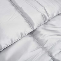 Vol jaar dekbed Zilver 220 x 140 cm Satijn en Microfiber 7