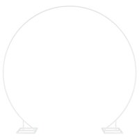 Trouwrand Wit 220 x 45 x 200 cm Staal 2