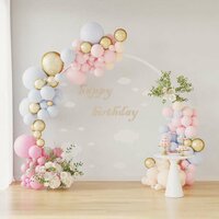 Trouwrand Wit 220 x 45 x 200 cm Staal 4