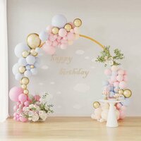 Trouwrand Goud 220 x 45 x 200 cm Staal 4