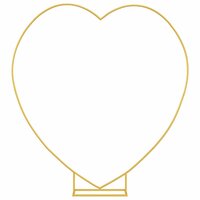 Trouwrand Goud 195 x 35 x 211 cm Staal 2