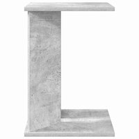 Bijzettafel Beton Grijs 35 x 25 x 50 cm Bewerkt hout 5