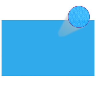 Zwembadhoes rechthoekig 500x300 cm PE blauw