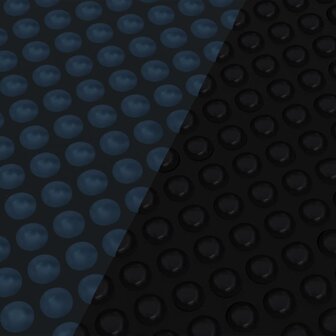Zwembadfolie solar drijvend 417 cm PE zwart en blauw