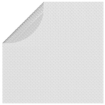 Zwembadfolie solar drijvend 381 cm PE grijs