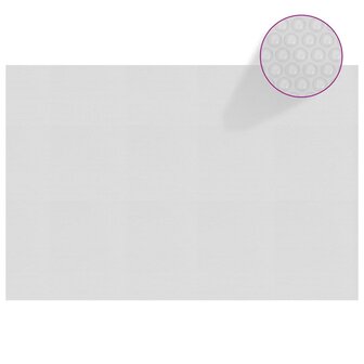 Zwembadfolie solar drijvend 600x400 cm PE grijs