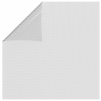 Zwembadfolie solar drijvend 600x400 cm PE grijs