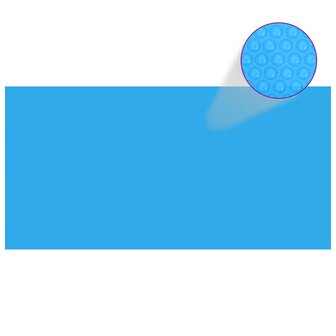 Zwembadhoes 400x200 cm PE blauw