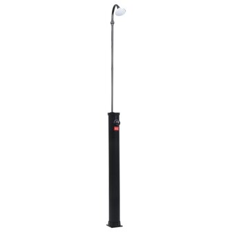 Buitendouche solar 8 L 215 cm zwart