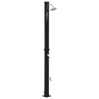 Solardouche 20 L 220 cm zwart