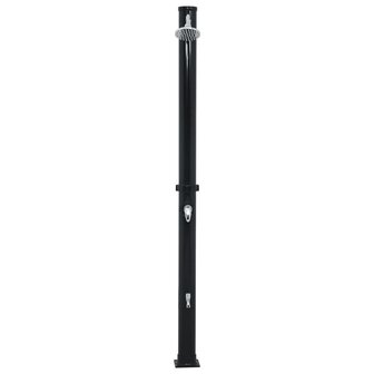 Solardouche 20 L 220 cm zwart