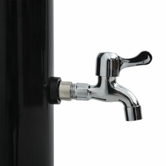 Solardouche 20 L 220 cm zwart