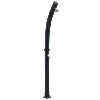 Solardouche 20 L 214 cm zwart