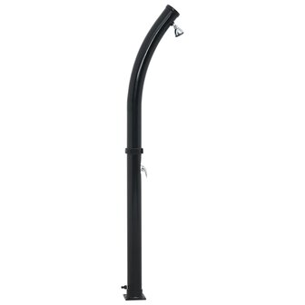 Solardouche 20 L 214 cm zwart