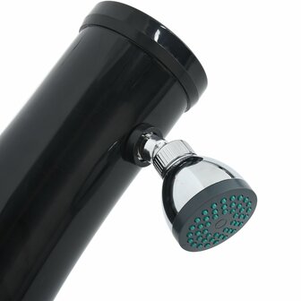 Solardouche 20 L 214 cm zwart