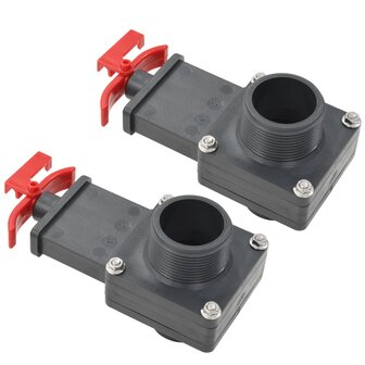 Zwembadklep 2 st 1,5"