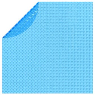 Solar zwembadfolie drijvend rond 455 cm PE blauw