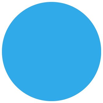 Zwembadzeil rond 488 cm PE blauw