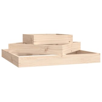 Plantenbak 83x83x27 cm massief grenenhout