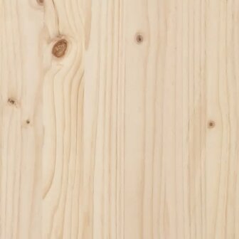 Plantenbak 83x83x27 cm massief grenenhout
