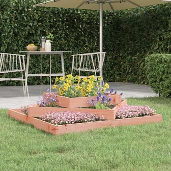 Plantenbak 112x112x27 cm massief douglashout