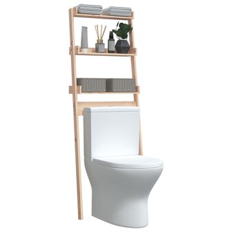 Toiletrek 63,5x32x179 cm massief grenenhout