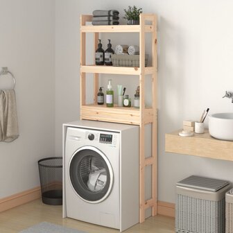 Toiletrek 63x26x171 cm massief grenenhout