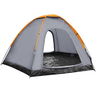 Tent 6-persoons grijs