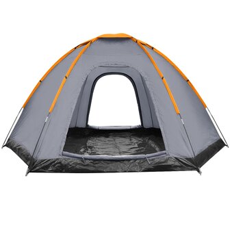 Tent 6-persoons grijs