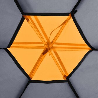 Tent 6-persoons grijs