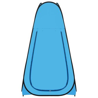 Douchetent pop-up blauw